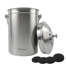 192543861009 ABAKOO Compost Countertop Composter Lid Gallon