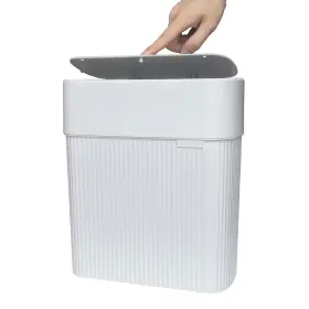 QT-Q20023 ABEETE Bathroom Trash Press Top Lid Gallon Garbage