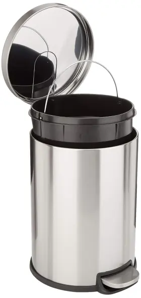 C-10079S-20L AMAZON BASICS Round Cylindrical Gallon Steel