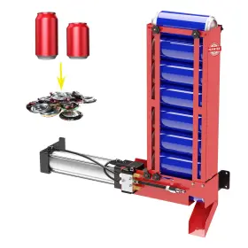AC300R ATINY Pneumatic Crusher Hopper Air Power Wall Moun