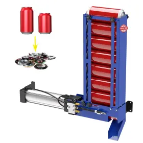 AC300U ATINY Air Power Crusher Hopper Pneumatic Crusherwall