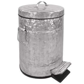 WBN001 AUTUMN ALLEY Farmhouse Bathroom Trash Pet Galvanized
