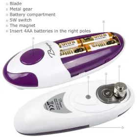 611517026379 BANGRUI Kitchen Automatic Safety Cordless Tin #3