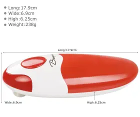 714757544242 BANGRUI Kitchen Automatic Safety Cordless Tin #2