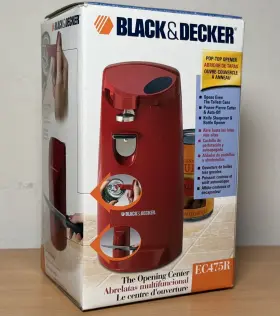 EC475 BLACK DECKER Bottle Pop Top Opener Knife Sharpener