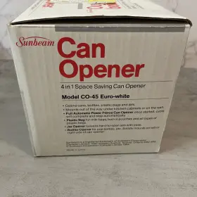 CO45 BLACK DECKER Sunbeam Space Saver Maker Cabinet Opener #2
