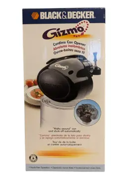 GC100B BLACK DECKER Gizmo Cordless Opener Box Kitchen