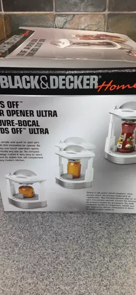 JW260 BLACK DECKER Jar Opener Lids Automatic Electric #3