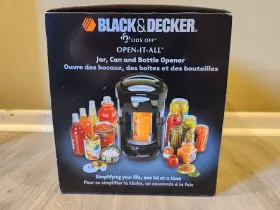 JW400B BLACK DECKER Lids Automatic Jar Opener Box