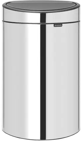 112881 BRABANTIA Kitchen Touch Trash Brilliant Steel