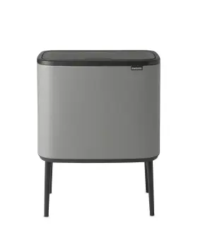 127243 BRABANTIA Trash Inner Buckets Mineral Concrete