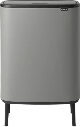 130663 BRABANTIA Touch Top Inner Buckets Mineral Concrete