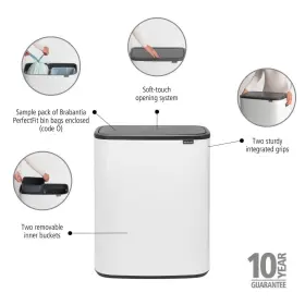 221408 BRABANTIA Touch Top Trash Inner Buckets #2