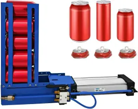 50491 COUNTERTOP Pneumatic Crusher Recycling Simple Operation