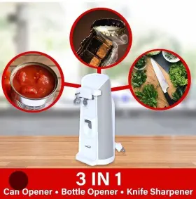 J-30W BRENTWOOD Tall Electric Opener Knife Sharpener Bottle