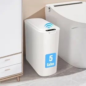 AMZUSIJS01WHT030132 CESUN Gallon Automatic Bathroom Trash