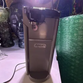 Cuisinart Co-55 Cast Metal Electric Can Opener Silver/black 60w 120v Cuisinart Co-55 Cast Metal Electric Can Opener Silver/black 60w 120v