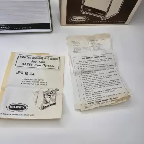 1899-1 DAZEY Vintgate Electric Opener Avocado #3