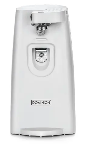 DCO6301W DOMINION Tall Electric Opener Push Down Lever Knife