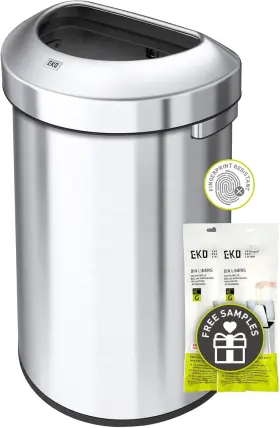 EK9056MT-80L EKO Urban Gallon Semi Round Top Steel