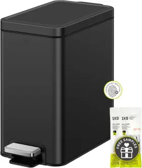 EK9380P-6L-MBS EKO Bathroom Trash Lid