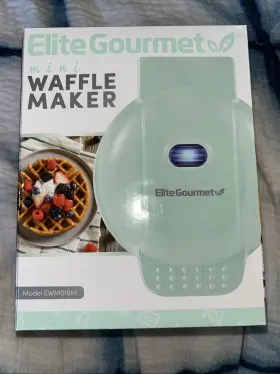 EWM015M ELITE GOURMET Mini Waffle Maker