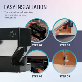 CO85-BLK ELITRA HOME Cabinet Electric Opener Blade Sharpener #3