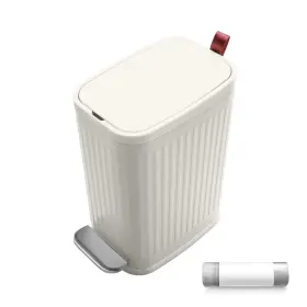 EM-TC-08 EMOH Bathroom Trash Lid Gallon Steel