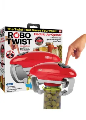 080313024351 EMSON Robo Twist Battery Electric Jar Opener