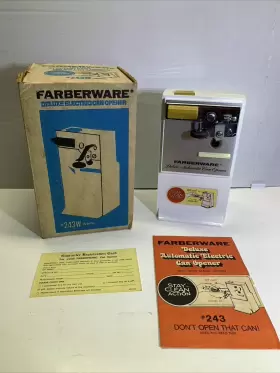 243W FARBERWARE Deluxe Automatic Opener Wall Counter Box