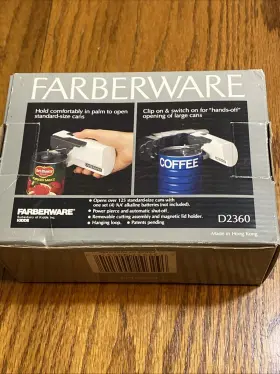 D2360 FARBERWARE Battery Opener Nos #2