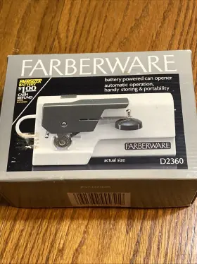 D2360 FARBERWARE Battery Opener Nos