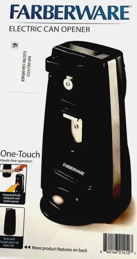 FW6110027737 FARBERWARE Touch Electric Opener Knife Sharpener
