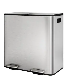 33UVXAS9-DF GARVEEHOME Gl Phk Steel Double Trash Gallon