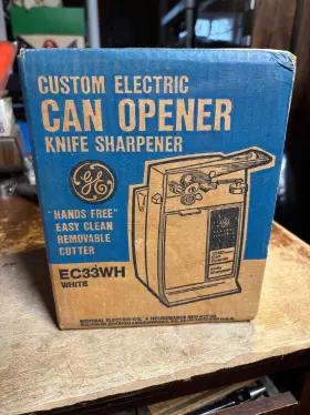 EC33WH GENERAL ELECTRIC Nos Ge Opener Knife Sharpener