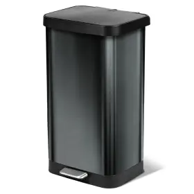 749732745185 GLAD Steel Step Trash Gallon Pewter