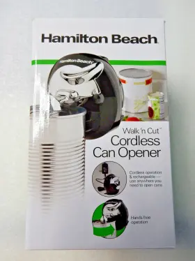 710845779343 HAMILTON BEACH Walk Ftn Cordless Opener Box
