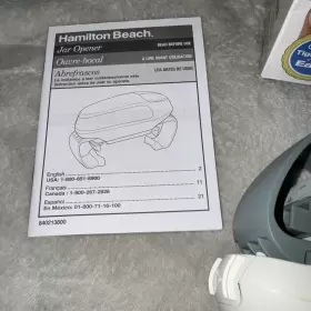 76801 HAMILTON BEACH Ease Automatic Jar Opener #3