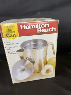 87157 HAMILTON BEACH Box Grease Steel