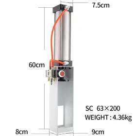 737838727570 HESHUO Pneumatic Cylinder Crusher Soda #2