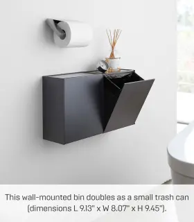 445031371362 TOWER Wall Storage Trash Tray Wastebasket #3