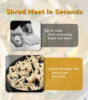 13466 HUNDOP Chicken Shredder Breast Tool Twist Meat #3
