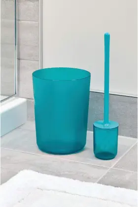 29164 INTERDESIGN Idesign Finn Round Trash Waste Basket #3