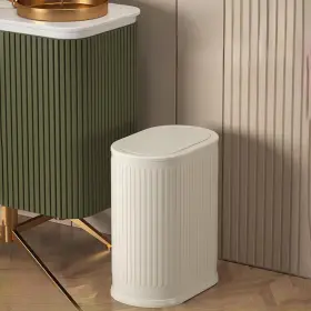 USH-003 IVTUVTI Gallon Trash Lid Office Wastebasket