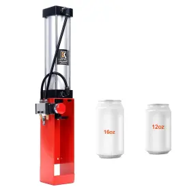K-HC115R KANBOL Valve Crusher Pneumatic Cylinder Soda Beer