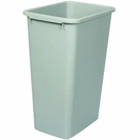 Knape & Vogt Qt50pb-p-cp And 50 Quart Trash Can Contractor Pack Of 8 Platinum