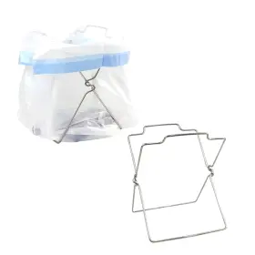 62005 KNCHY Countertop Folding Trash Bag Holder Steel