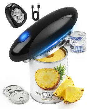 Maraiss 739474963077 Electric Can Opener One-touch Hands Free Side-cut Sa