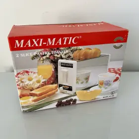 RT-5W MAXI-MATIC Nos Slice Pastry Toaster