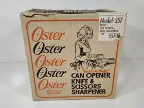 557-18 OSTER Touch Matic Opener Knife Sharpener Nos
